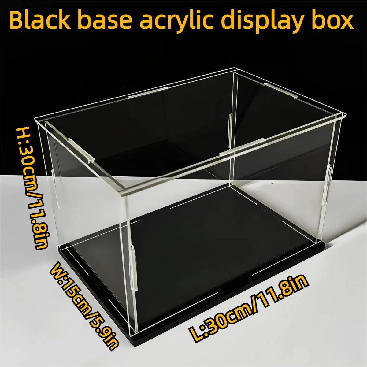 présentoir acrylique transparent moderne clips boîte protection collection organisateur stockage figurines jouets