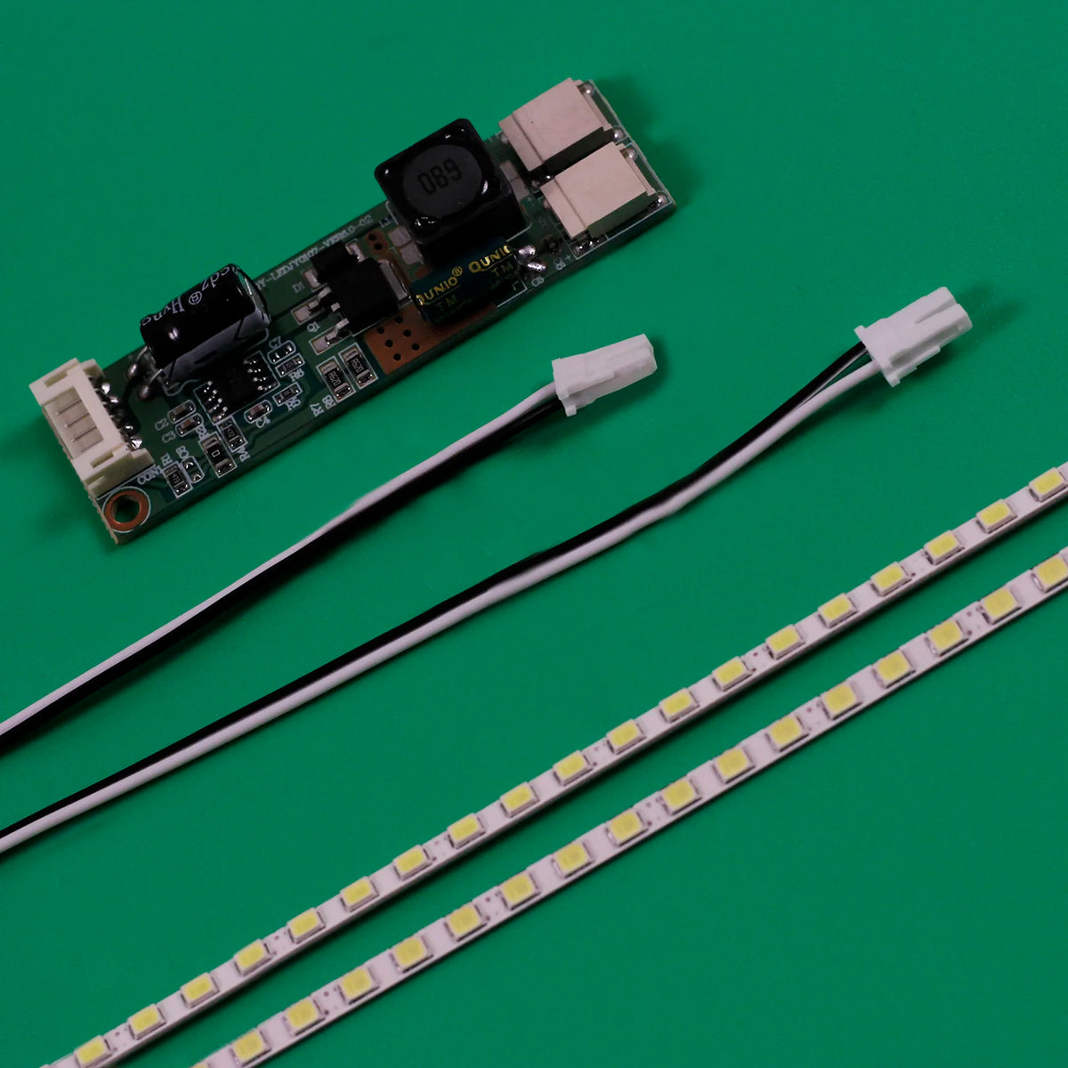 ruban led blanc adhésif moderne connecteur câble noir câbles couleur fixe écran lcd
