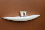 étagère murale moderne bois naturel blanc adhésive deco télécran salon chic