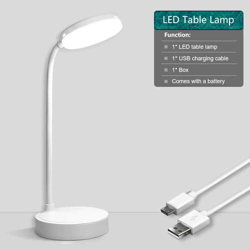 lampe table led rechargeable double tête tactile nuit moderne enfant rotative basse consommation blanc