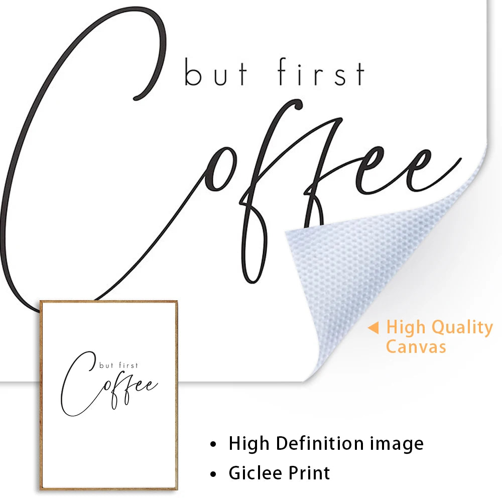 affiche moderne bon appétit lettrage calligraphique fourchette cuillère blanc noir minimaliste