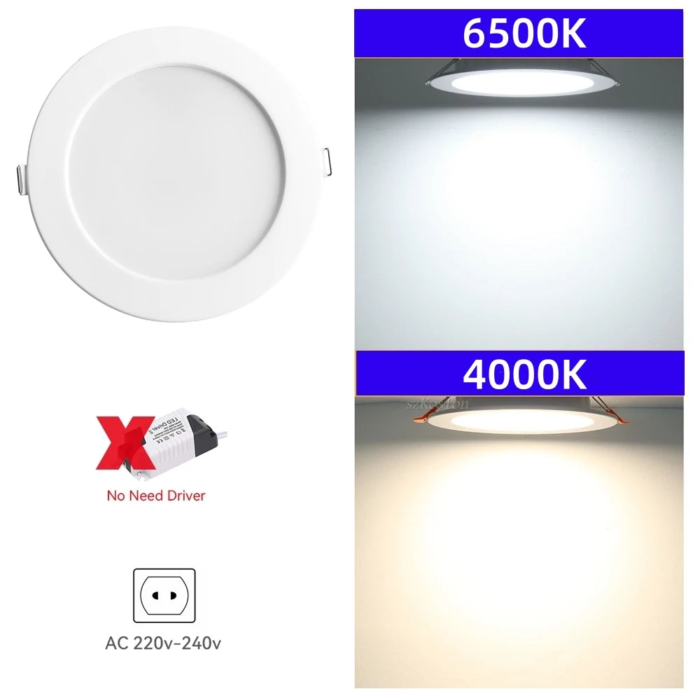 projecteurs led blancs modernes 12w 20w 4000k 6500k 7w 9w 220v cuisine salon