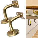 barre rampe dorée moderne acier inoxydable fixations support escalier balustrade décoration intérieure bricolage travail