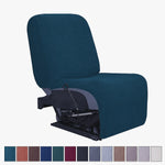 couvre siège marron rayures horizontales moderne fauteuil inclinable lavable machine automne hiver beige taupe