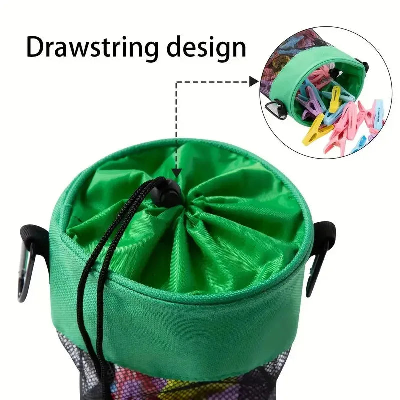 sac rangement pinces linge oxford polyester multiusage ovale réutilisable wardrobe opaque maille