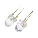 diodes led ultra lumineuses 10mm blanc transparent 150ma 0.75w rondées