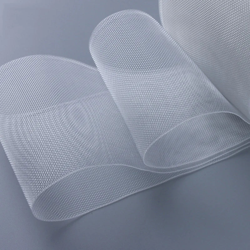 rubans transparents polyester opaques blancs simples rideaux 10cm 5m 10m 20m 30m 50m