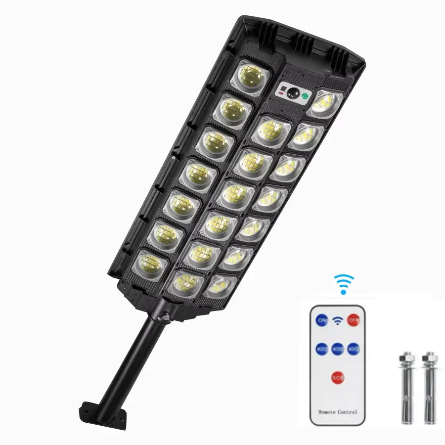 lampe solaire moderne noire radar motion détecteur modes 181mm 738mm