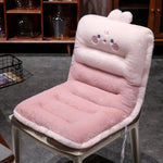 coussin chaise mousse mémoire forme peluche panda confortable anti décubitus animé doux vert marron