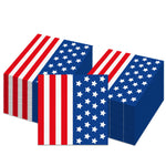 serviettes jetables américaines indépendance rouge blanc bleu drapeau étoiles rayures festives 20pcs