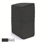 serviettes jetables simples rayures horizontales violet bleu clair noir rose pack 50 pièces