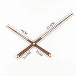 horloge murale aiguille bois naturel moderne minimaliste marron doré quartz salon