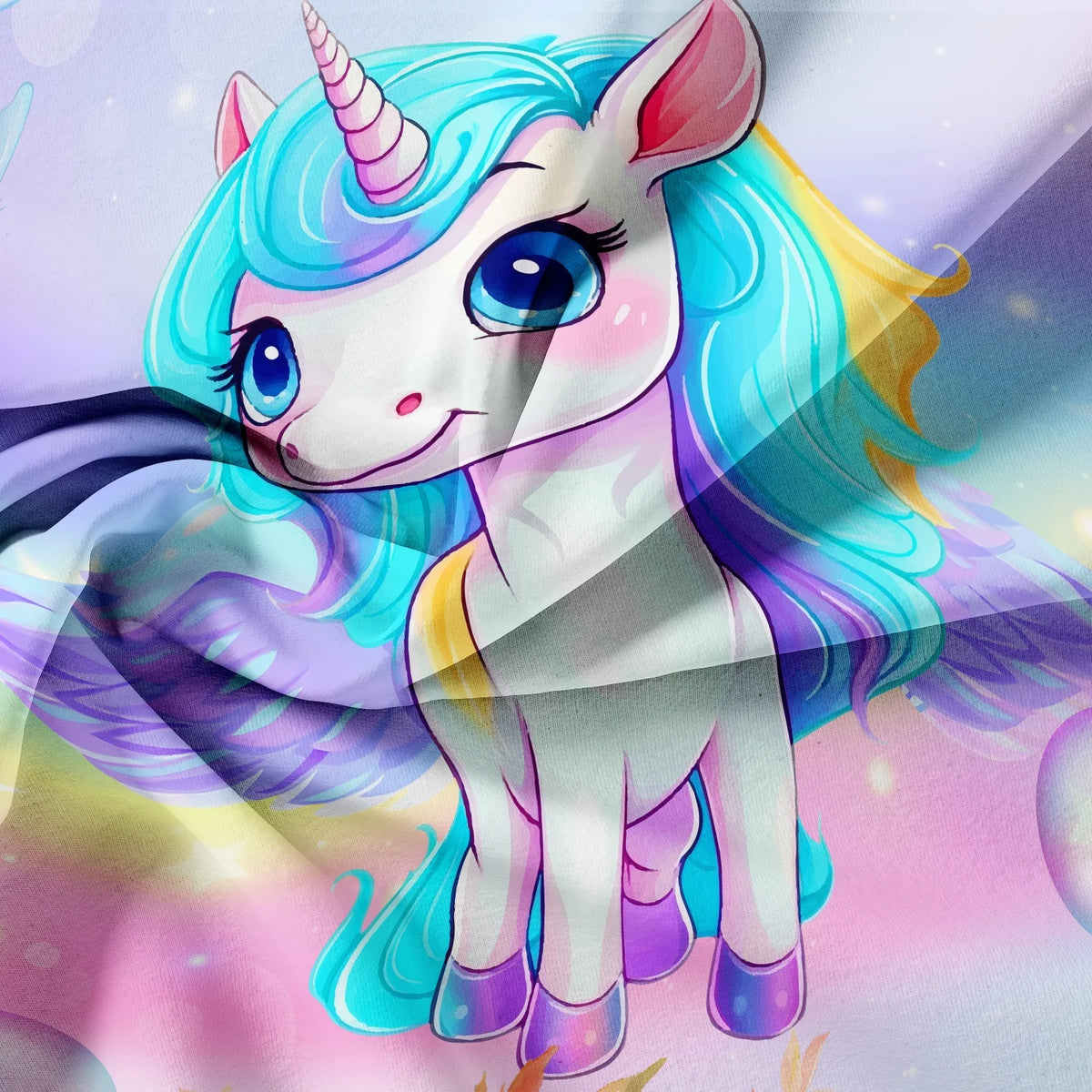 housse couette licorne arc ciel moderne enfant 100 polyester 200x200cm 229x229cm 264x225cm