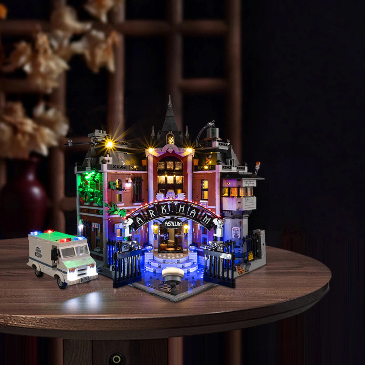 enseignes lumineuses led kit lego gothique architecture détails fenêtres porte ambulance classique fantastique sciencefiction