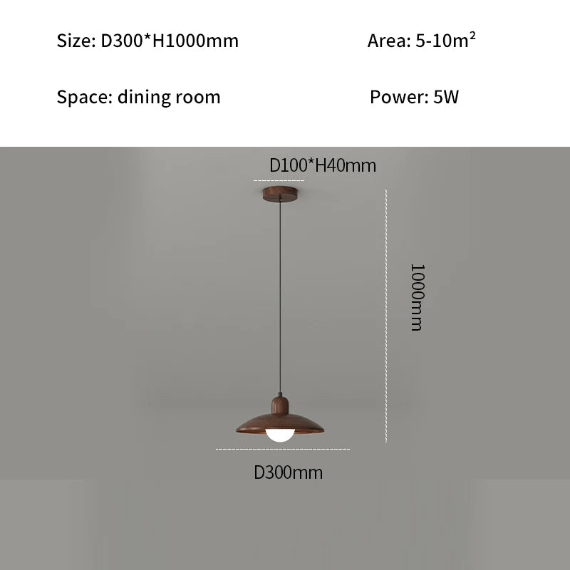 suspension lumineuse moderne bois clair taille 100cm éclairage salon chambre restaurant