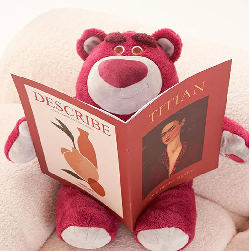 peluche lotso disney toy story rose blanche enfant ado film tv mignon moelleux polyester