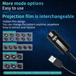 projecteur étoiles usb led lampe veilleuse nuit moderne ambiance halloween noël vacances chambreextérieur