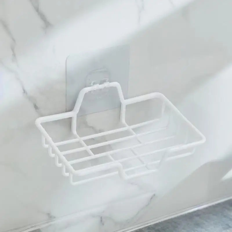 bac savon moderne adhésif bleu clair rose pâle grille tailles opaques salle bain douche
