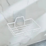 bac savon moderne adhésif bleu clair rose pâle grille tailles opaques salle bain douche