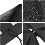 moustiquaire extérieure noire quadratique polyester fermeture éclair protection anti moustiques camping voyage moderne clips