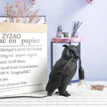 lampe poser oiseau noir plumes modernes naturel chambre coucher ampoule filament câble électrique