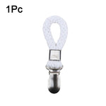 clips serviettes corde tressée acier inoxydable moderne beige blanc noir rouge vert olive