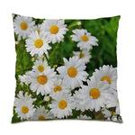 housse coussin violet blanc fleurs papillon moderne 40x40cm 45x45cm 50x50cm 60x60cm polyester