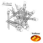 ampoules led 5mm violet jaune vert blanc rouge rose bleu transparentes standard 1000pcs