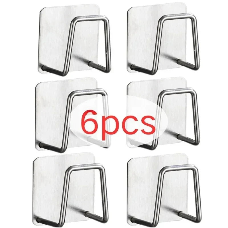 porte savons porte couverts porte sponges acier inoxydable adhésif double face moderne pratique transparent