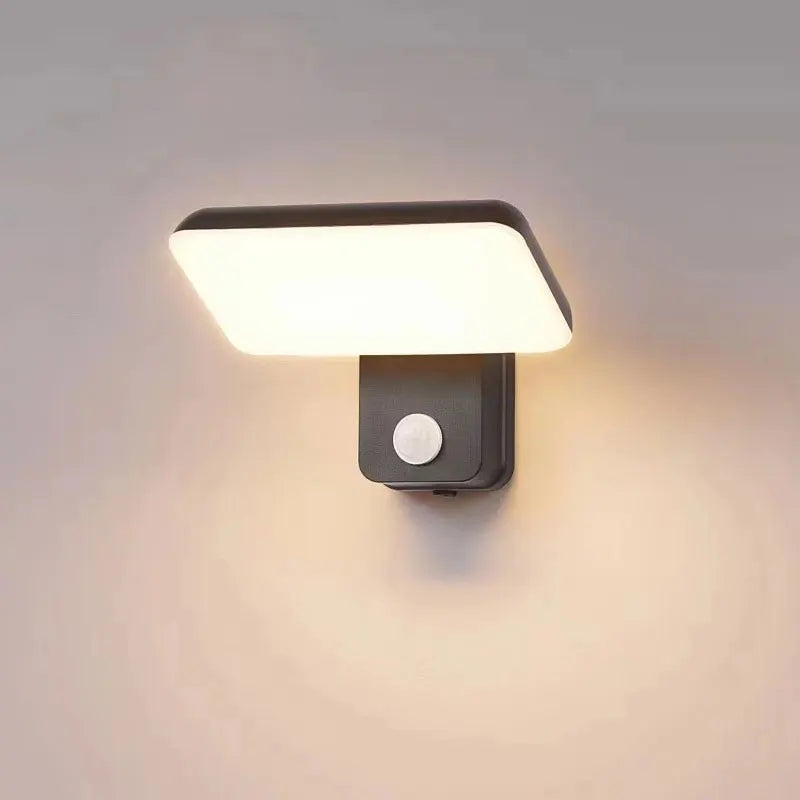 lampe murale moderne led noir blanc fixée adhésif interrupteur rotatif chambre cuisine salle manger