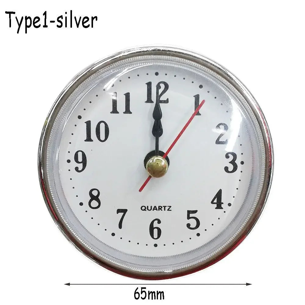 horloges murales classiques quartz blanc doré bronze números romains cadran lignes noires decoration florale