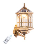 lampe murale solaire or noir classique vintage ip65 panneau solaire articuléextérieur jardin télécommande