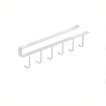 organisateur rangement rack crochet 12 crochets noir blanc moderne pratique