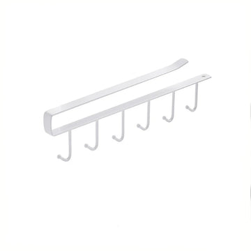 organisateur rangement rack crochet 12 crochets noir blanc moderne pratique