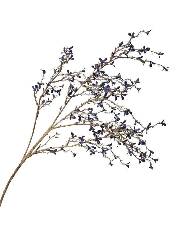 branche artificielle feuilles simples vase décoration intérieure naturelle minimaliste noir jaune rose violet bleu