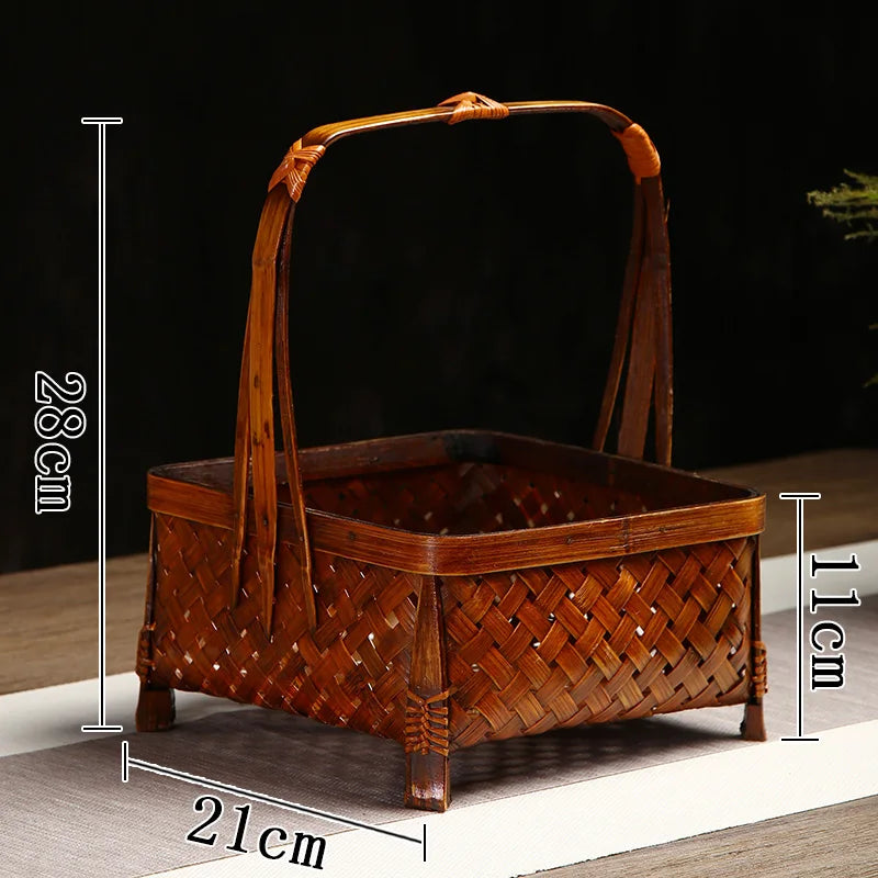 paniers osier marron clair panier couvercle tressage traditionnel vase blanc baguettes bambou rustique artisanal