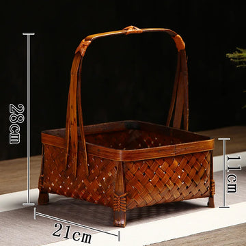 paniers osier marron clair panier couvercle tressage traditionnel vase blanc baguettes bambou rustique artisanal