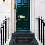 tapis d'entrée antidérapant résistant antibactéries ornementation dorée noir or classique salon porte sol