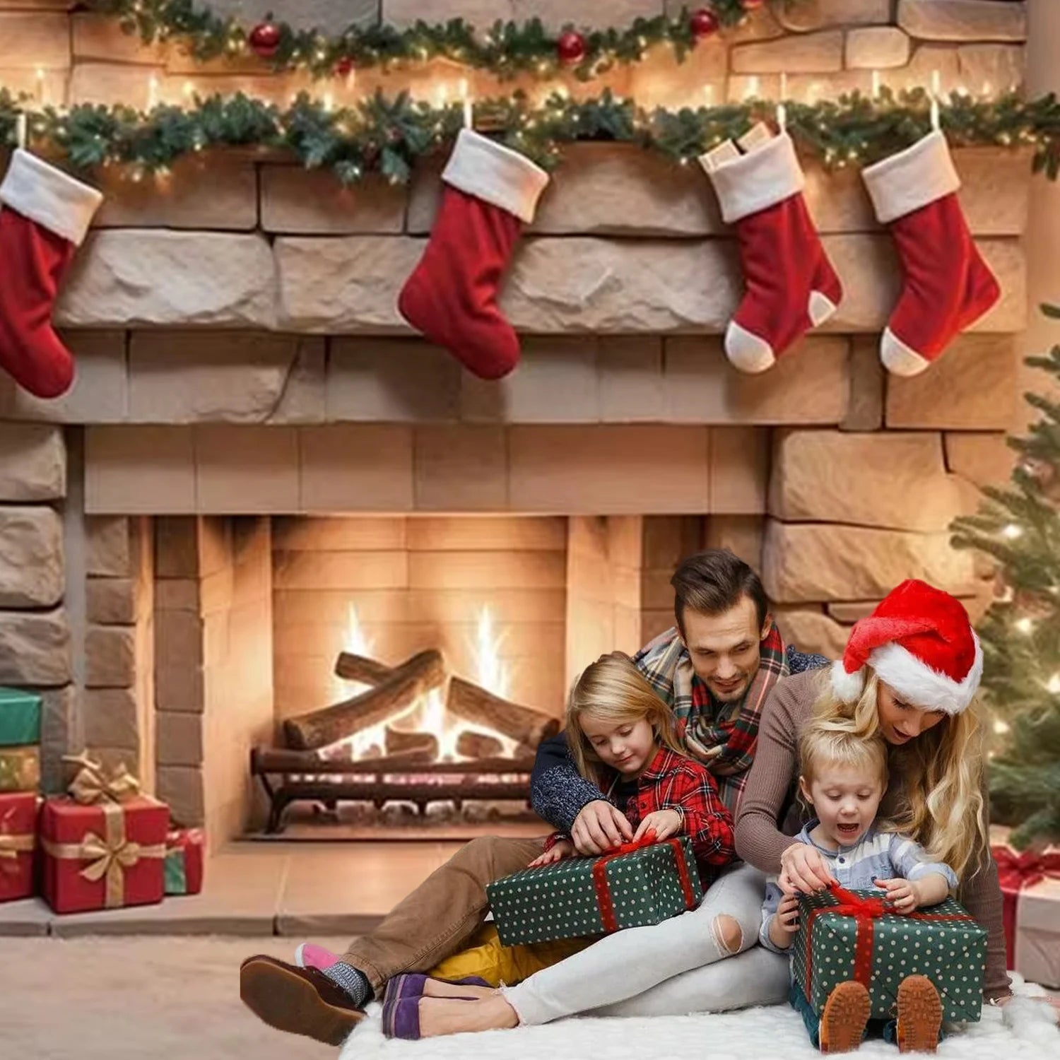 Décoration murale personnalisable pour ambiance hivernale