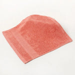 serviette face carrée coton marron rouge bleu vert rose blanc