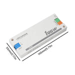 alimentation électrique led 24v blanc transformateur bornes etiquettes 74w 36w 60w 100w