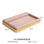 présentoir bijoux boîte velours classique gris rose pâle vert beige rangement anneaux