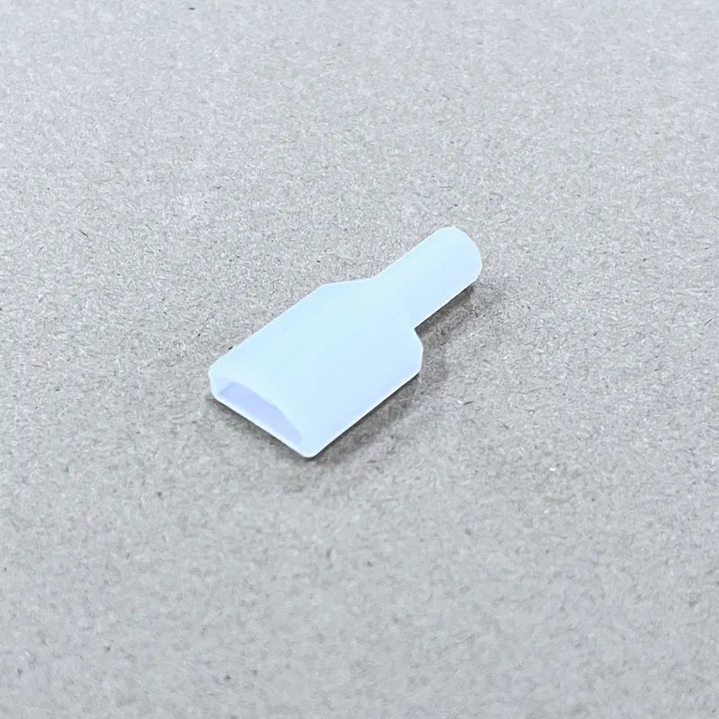 connecteurs led blancs translucides étanches 10mm 12mm 4mm pack 100pcs tail plug cap