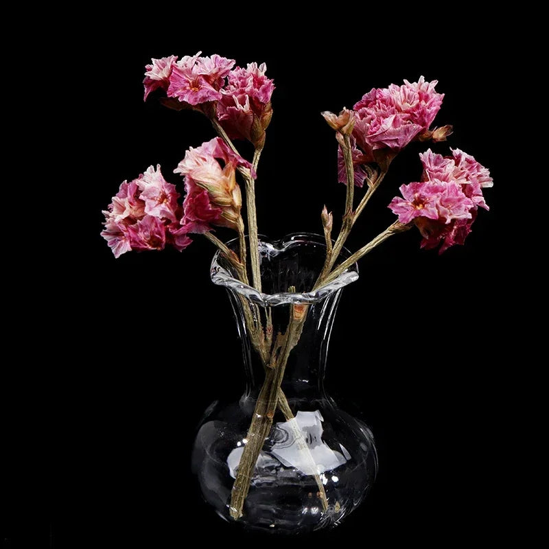 vases transparents decoratifs vintage accessoires decoration maison pouppee jouets enfants miniature 112èmescale