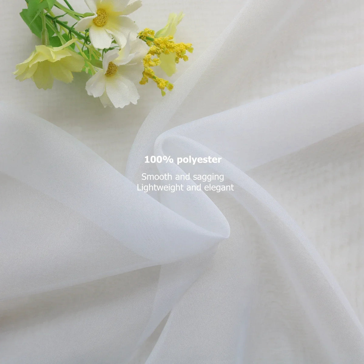 rideau feuille gris blanc transparent européen tringle chambre polyester