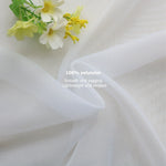rideau feuille gris blanc transparent européen tringle chambre polyester