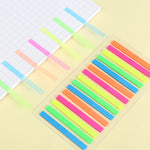 marqueurs pages stickers multicolores rectangulaires adhésifs modernes étudiants livres fournitures memo notes autocollantes