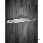 étagère murale acier inoxydable gris moderne étagère angle brillante cosmétiques