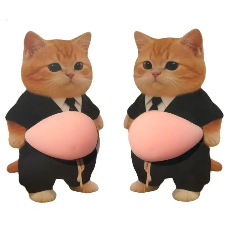 aimants réfrigérateur dessin animé chien chat orange gris rose mignon cartoon