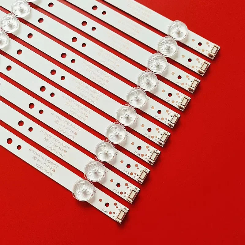 bande led rétro éclairage blanc clips fixation 535 mm 3v modernes